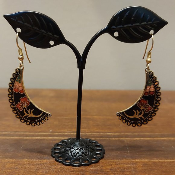 Sakura Flower Bangle & Earrings Set - Picture 7 of 16